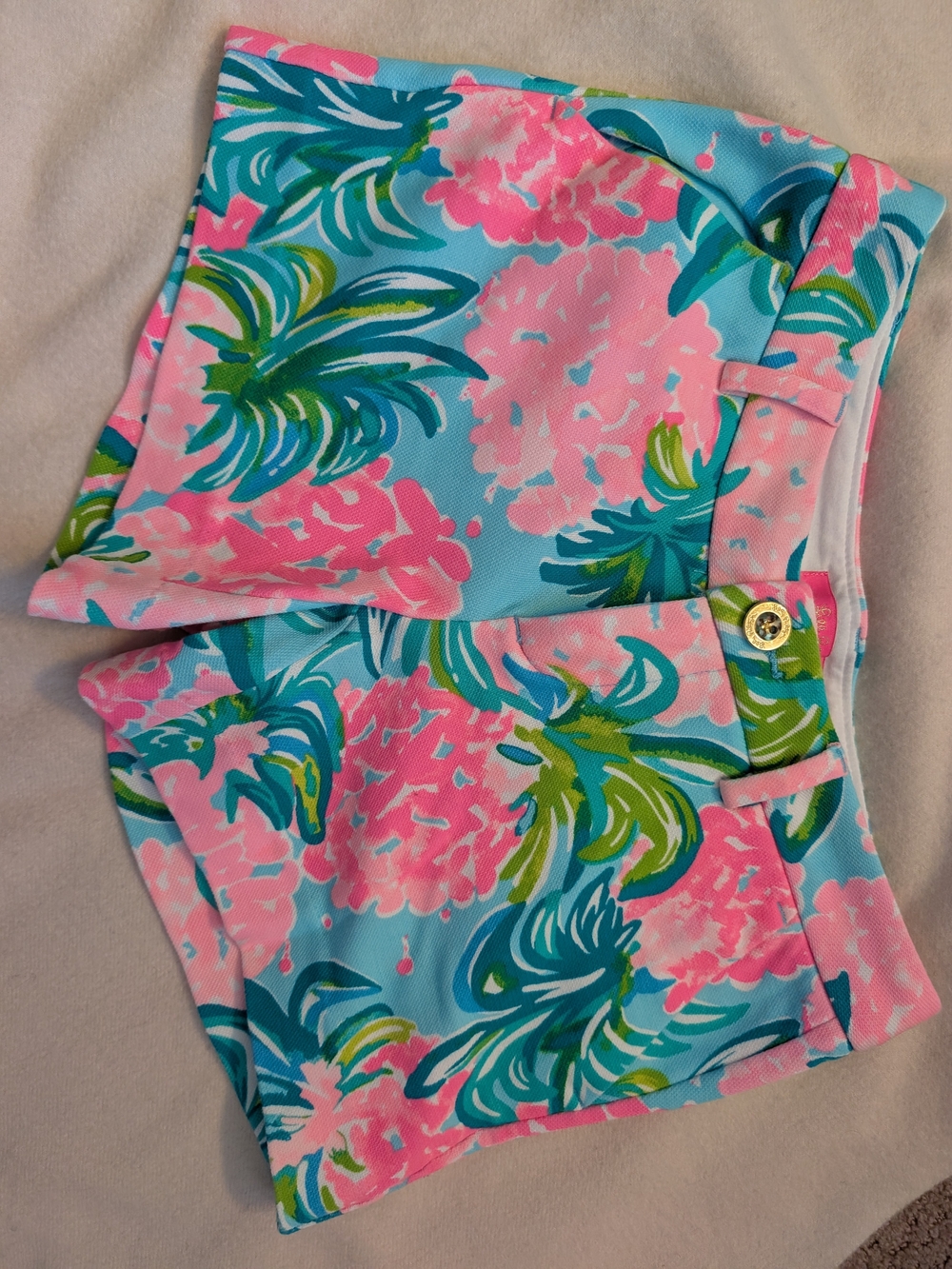 Lilly Pulitzer Callahan Shorts - 0. Pineapple Shake